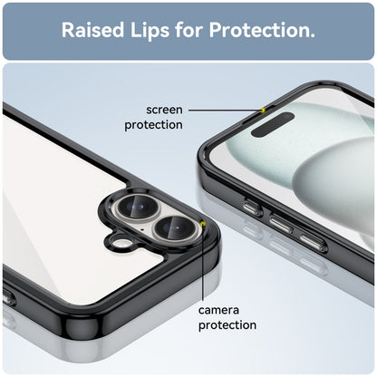 Colorful Series Acrylic + TPU Phone Case, For iPhone 16, For iPhone 15 Pro Max, For iPhone 15 Pro, For iPhone 15 Plus