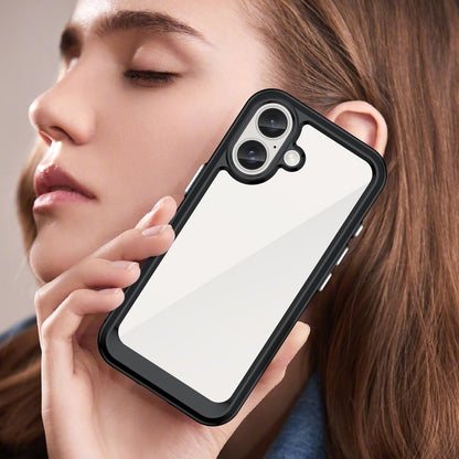 Colorful Series Acrylic + TPU Phone Case, For iPhone 16, For iPhone 15 Pro Max, For iPhone 15 Pro, For iPhone 15 Plus