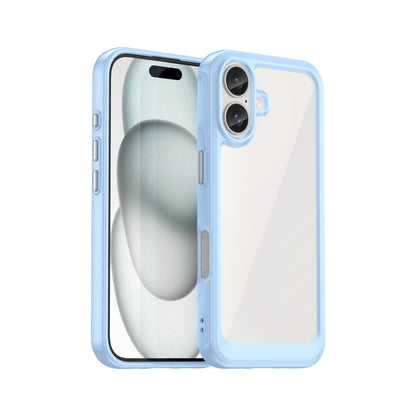 Colorful Series Acrylic + TPU Phone Case, For iPhone 16, For iPhone 15 Pro Max, For iPhone 15 Pro, For iPhone 15 Plus