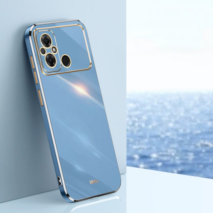 XINLI Straight Edge 6D Electroplate TPU Phone Case