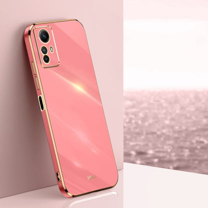XINLI Straight Edge 6D Electroplate TPU Phone Case, For Xiaomi Redmi K70, For Xiaomi Redmi 12 4G, For Xiaomi Redmi Note 12S 4G