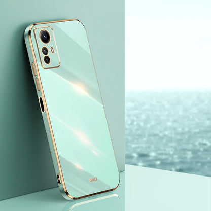 XINLI Straight Edge 6D Electroplate TPU Phone Case, For Xiaomi Redmi K70, For Xiaomi Redmi 12 4G, For Xiaomi Redmi Note 12S 4G