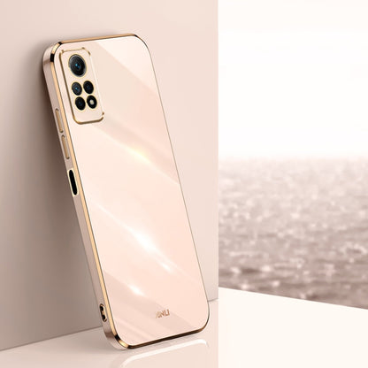 XINLI Straight Edge 6D Electroplate TPU Phone Case, For Xiaomi Redmi Note 12 Pro 4G, For Xiaomi Redmi Note 12 Turbo, For Xiaomi Civi 3 5G