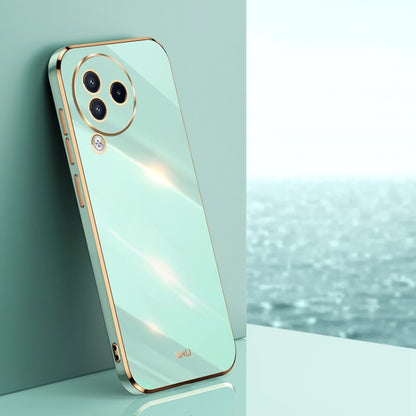 XINLI Straight Edge 6D Electroplate TPU Phone Case, For Xiaomi Redmi Note 12 Pro 4G, For Xiaomi Redmi Note 12 Turbo, For Xiaomi Civi 3 5G