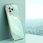 XINLI Straight Edge 6D Electroplate TPU Phone Case, For Xiaomi Redmi Note 12 Pro 4G, For Xiaomi Redmi Note 12 Turbo, For Xiaomi Civi 3 5G