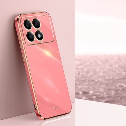 XINLI Straight Edge 6D Electroplate TPU Phone Case, For Xiaomi Redmi K70, For Xiaomi Redmi 12 4G, For Xiaomi Redmi Note 12S 4G