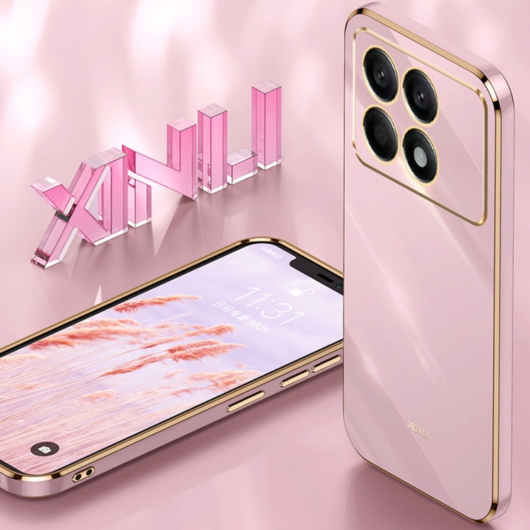 XINLI Straight Edge 6D Electroplate TPU Phone Case, Series 4