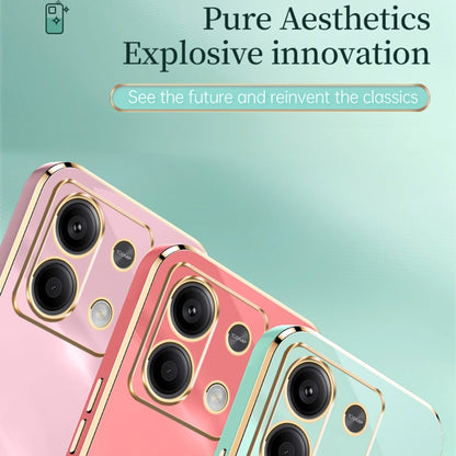 XINLI Straight Edge 6D Electroplate TPU Phone Case, For Xiaomi Redmi Note 13 Pro 4G, For Xiaomi Redmi Note 13 4G, For Xiaomi Redmi 13C 5G