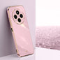 XINLI Straight Edge 6D Electroplate TPU Phone Case, For Redmi Note 14 4G 163.25mm, For Redmi Note 14 5G Global, For Redmi 14 4G