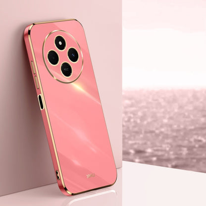 XINLI Straight Edge 6D Electroplate TPU Phone Case, For Redmi Note 14 4G 163.25mm, For Redmi Note 14 5G Global, For Redmi 14 4G