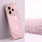XINLI Straight Edge 6D Electroplate TPU Phone Case, For Redmi Note 14 4G 163.25mm, For Redmi Note 14 5G Global, For Redmi 14 4G