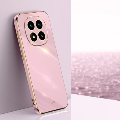 XINLI Straight Edge 6D Electroplate TPU Phone Case, For Redmi A5 4G 171.7mm / Poco C71, For Redmi Turbo 4 Pro, For Redmi Note 14 Pro 4G Global