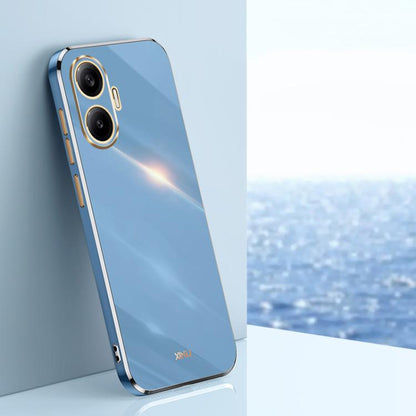 XINLI Straight Edge 6D Electroplate TPU Phone Case, For Redmi A5 4G 171.7mm / Poco C71, For Redmi Turbo 4 Pro, For Redmi Note 14 Pro 4G Global