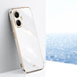 XINLI Straight Edge 6D Electroplate TPU Phone Case, For Redmi A5 4G 171.7mm / Poco C71, For Redmi Turbo 4 Pro, For Redmi Note 14 Pro 4G Global