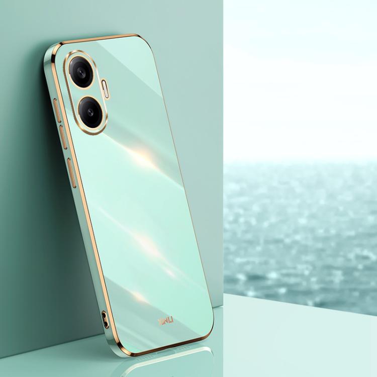 XINLI Straight Edge 6D Electroplate TPU Phone Case, For Redmi A5 4G 171.7mm / Poco C71, For Redmi Turbo 4 Pro, For Redmi Note 14 Pro 4G Global