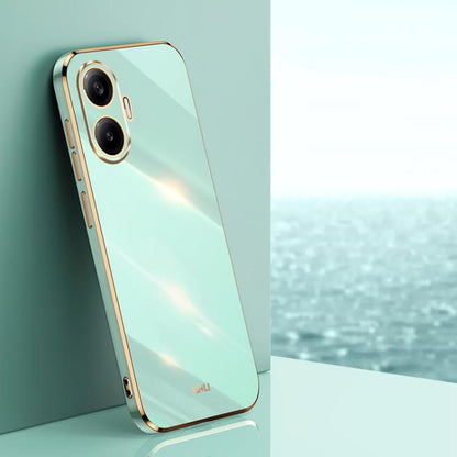 XINLI Straight Edge 6D Electroplate TPU Phone Case, For Redmi A5 4G 171.7mm / Poco C71, For Redmi Turbo 4 Pro, For Redmi Note 14 Pro 4G Global