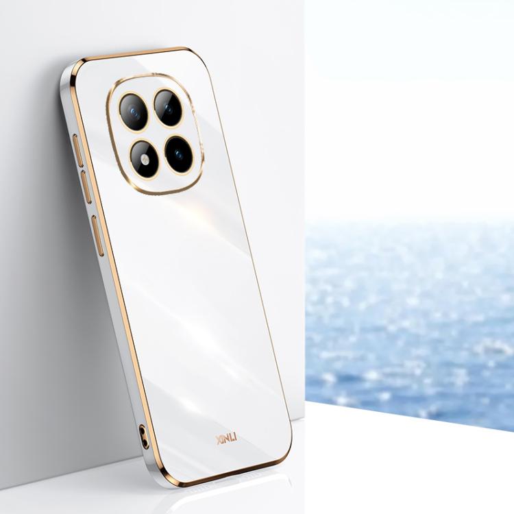 XINLI Straight Edge 6D Electroplate TPU Phone Case, For Redmi Note 15 4G Global 164mm, For Redmi K90 Pro Max / Poco F8 Ultra, For Redmi Note 15 Pro 4G Global 163.2mm