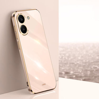 XINLI Straight Edge 6D Electroplate TPU Phone Case, For Redmi A7 Pro 4G/5G 171mm / Poco C85x 5G, For Redmi Turbo 5 Max 5G/Poco X8 Pro Max 5G, For Redmi Turbo 5 5G/Poco X8 Pro 5G