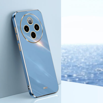 XINLI Straight Edge 6D Electroplate TPU Phone Case, For vivo V50 Lite, For vivo V50, For vivo Y300 Pro