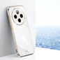 XINLI Straight Edge 6D Electroplate TPU Phone Case, For vivo V50 Lite, For vivo V50, For vivo Y300 Pro