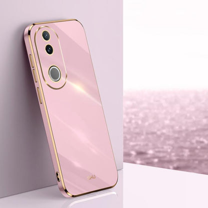 XINLI Straight Edge 6D Electroplate TPU Phone Case