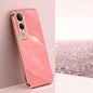 XINLI Straight Edge 6D Electroplate TPU Phone Case, For vivo V50 Lite, For vivo V50, For vivo Y300 Pro