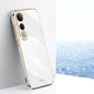 XINLI Straight Edge 6D Electroplate TPU Phone Case, For vivo V50 Lite, For vivo V50, For vivo Y300 Pro