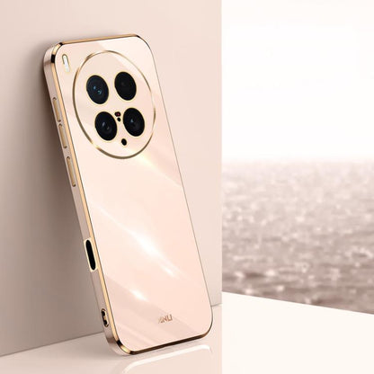 XINLI Straight Edge 6D Electroplate TPU Phone Case, For vivo S30 Pro mini 5G, For vivo S30 5G, For vivo X200 Ultra