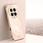 XINLI Straight Edge 6D Electroplate TPU Phone Case, For vivo S30 Pro mini 5G, For vivo S30 5G, For vivo X200 Ultra