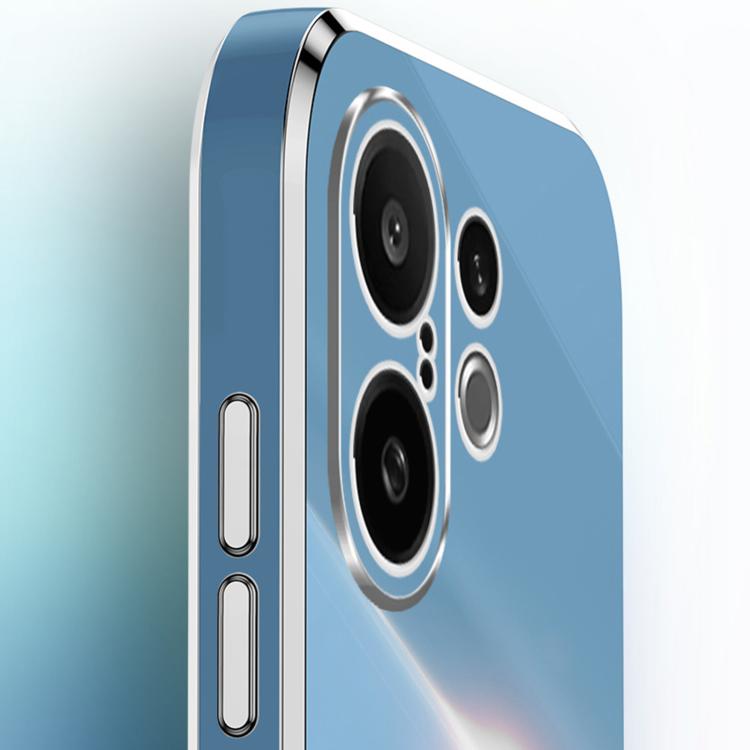 XINLI Straight Edge 6D Electroplate TPU Phone Case