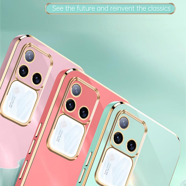 XINLI Straight Edge 6D Electroplate TPU Phone Case