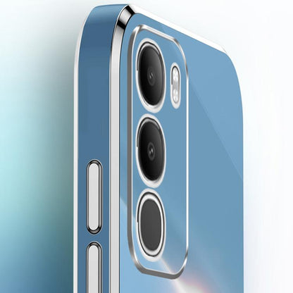 XINLI Straight Edge 6D Electroplate TPU Phone Case