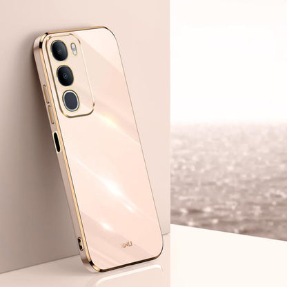 XINLI Straight Edge 6D Electroplate TPU Phone Case