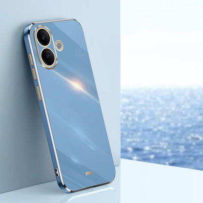 XINLI Straight Edge 6D Electroplate TPU Phone Case, For vivo X300 Pro, For vivo X300 5G, For vivo V60 Lite 5G
