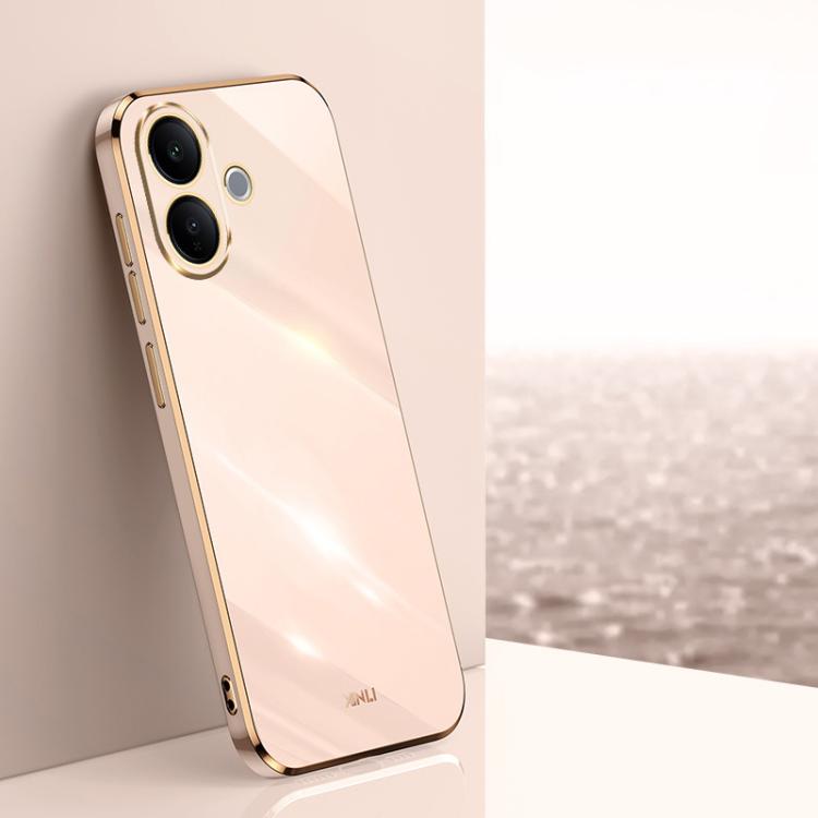 XINLI Straight Edge 6D Electroplate TPU Phone Case, For vivo X300 Pro, For vivo X300 5G, For vivo V60 Lite 5G