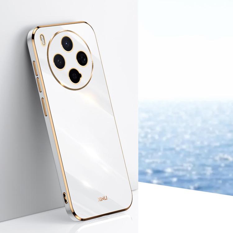 XINLI Straight Edge 6D Electroplate TPU Phone Case