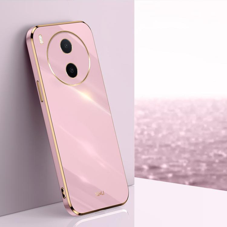XINLI Straight Edge 6D Electroplate TPU Phone Case, For vivo Y600 Pro 5G, For vivo V70 FE 5G, For vivo X300 Ultra
