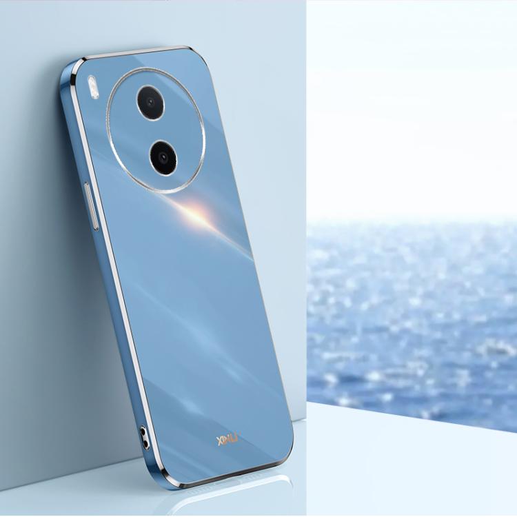 XINLI Straight Edge 6D Electroplate TPU Phone Case, For vivo Y600 Pro 5G, For vivo V70 FE 5G, For vivo X300 Ultra