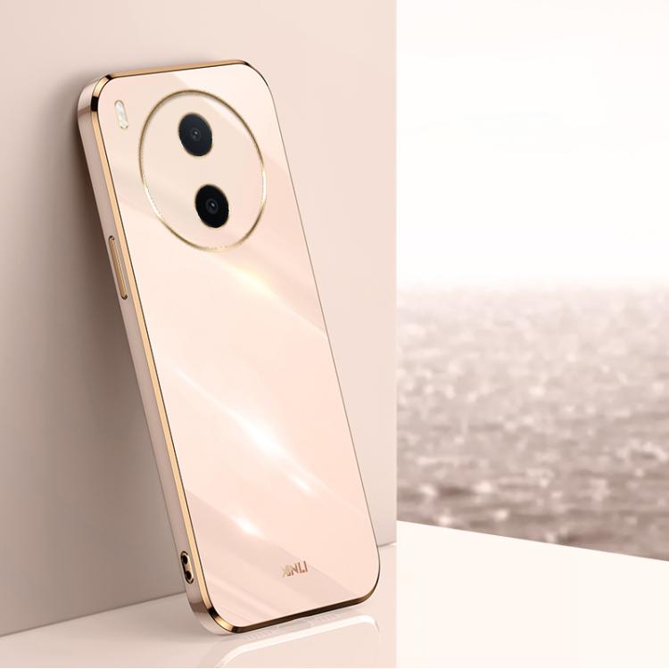 XINLI Straight Edge 6D Electroplate TPU Phone Case, For vivo Y600 Pro 5G, For vivo V70 FE 5G, For vivo X300 Ultra