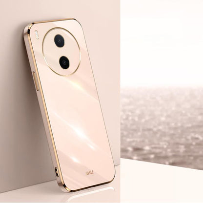 XINLI Straight Edge 6D Electroplate TPU Phone Case, For vivo Y600 Pro 5G, For vivo V70 FE 5G, For vivo X300 Ultra