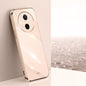 XINLI Straight Edge 6D Electroplate TPU Phone Case, For vivo Y600 Pro 5G, For vivo V70 FE 5G, For vivo X300 Ultra