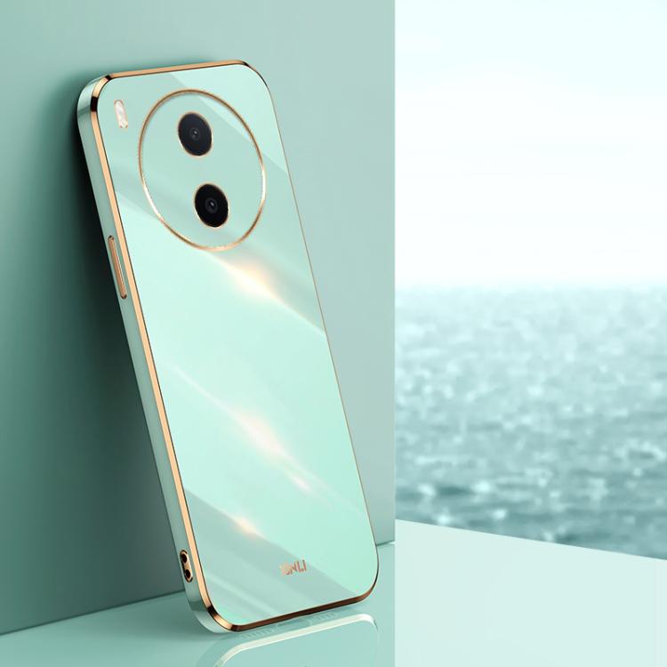 XINLI Straight Edge 6D Electroplate TPU Phone Case, For vivo Y600 Pro 5G, For vivo V70 FE 5G, For vivo X300 Ultra