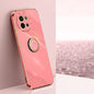 XINLI Straight Edge 6D Electroplate TPU Phone Case with Ring Holder, For vivo V40 Lite 5G, For vivo S18 Pro, For vivo S18e