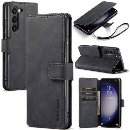 DG.MING Retro Oil Edge Flip Leather Phone Case