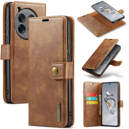 DG.MING Crazy Horse Texture Detachable Magnetic Leather Case