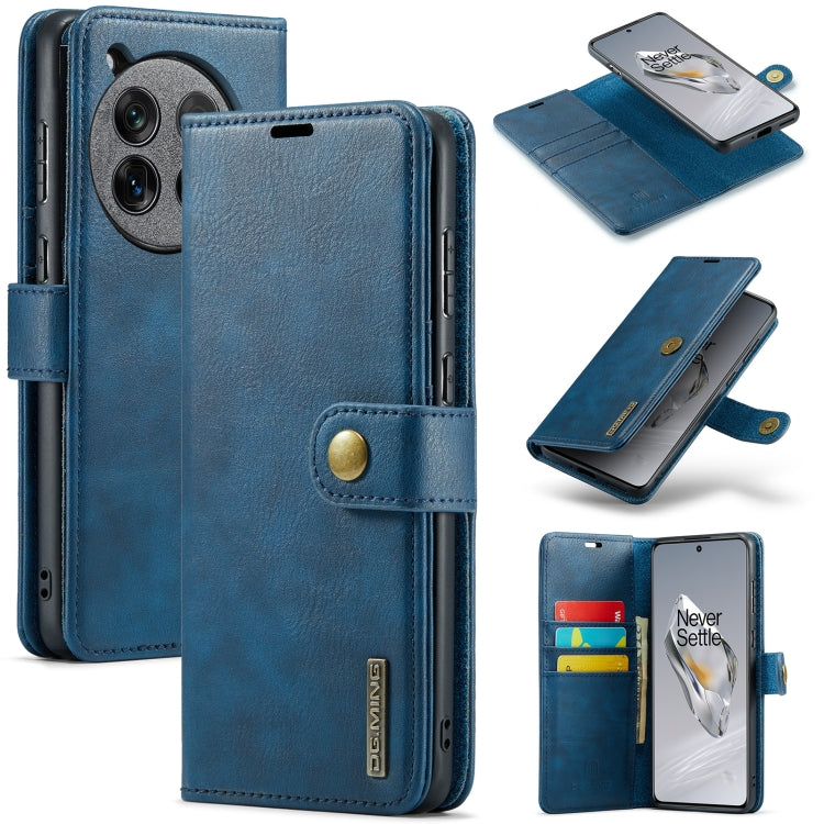 DG.MING Crazy Horse Texture Detachable Magnetic Leather Case