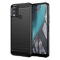 Brushed Texture Carbon Fiber TPU Phone Case