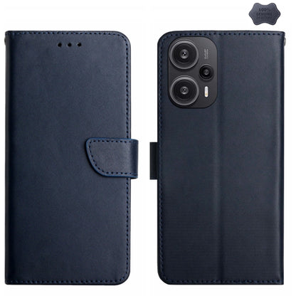 Genuine Leather Fingerprint-proof Flip Phone Case