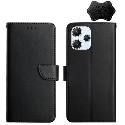 Genuine Leather Fingerprint-proof Flip Phone Case