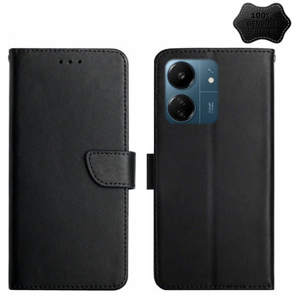 Genuine Leather Fingerprint-proof Flip Phone Case